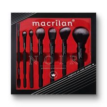 Macrilan Kit 7 Pinceis Noir Ed009