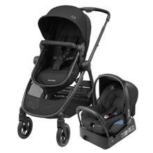 Carrinho Travel System Anna³ TS TRIO Essential Black - Maxi-Cosi
