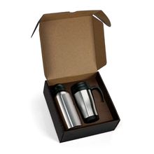 Conjunto De Squeeze E Caneca Em Aço Inox  600/410 Ml- 2 Pçs Welf