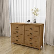Cômoda 8 Gavetas Freijó Topázio Madeira Pinus - Finestra