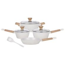Conjunto de Panelas Mimo Style Studio Cook Marmol com Revestimento Antiaderente Cerâmico – 5 Peças