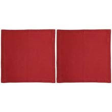Conjunto de Guardanapos Wolff Mesa em Algodão Vermelho - 2 Peças
