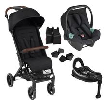 Trio Carrinho Ping Two Trekking Ink Travel System + Bebê conforto Tulip - ABC Design