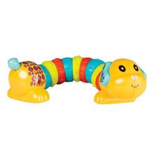 Cachorrinho Divertido Com Chocalho E Mordedor Amarelo -  Buba