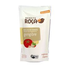 Molho de Tomate com Pimenta e Gengibre Orgânico Bendita Roça 200g