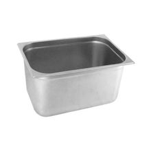 Kit 4 Cubas Gastronomica Inox 1/2x200mm com tampas Brasinox