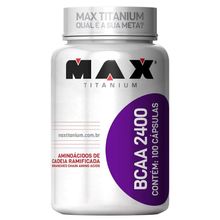 Bcaa 2400 com 100 Cápsulas Max Titanium