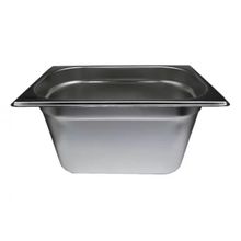 kit 2 Cubas Gastronomica Inox GN 1/4 x 150mm (265x162mm) - Brasinox