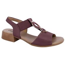 Sandália Usaflex Salto Bloco Feminina