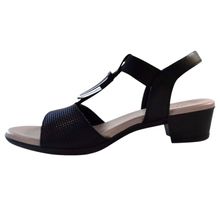 Sandália Usaflex Salto Bloco Feminina