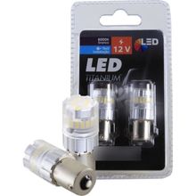 Par Lâmpada Led Titanium 2 Polos Branca 1156 Shocklight 12V - (SLL-1157T-BC)