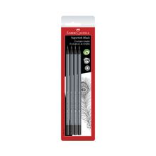 Ecolápis Grafite Supersoft - Cartela com 4 unidades Faber-Castell