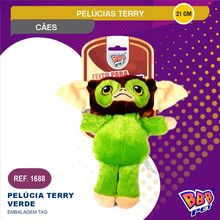 Brinquedo para Cães Gremlins de Pelúcia cor Verde - BBB Pet
