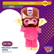 Brinquedo para Cães Gremlins de Pelúcia cor Rosa - BBB Pet