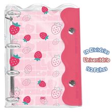 Caderno Argolado Universitario PVC Hello com 192 Folhas - DAC