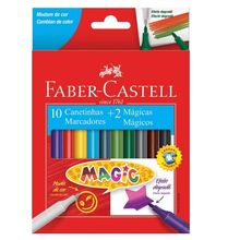 Canetinha Hidrocor Magic 10 Cores + 2 (15.0112MZF) Faber-Castell