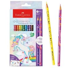 Ecolapis  de Cor Colecao Unicornio 12+2 Cores - Faber-Castell