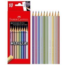 Ecolapis de Cor Metallic  10 Cores (Ref.120410G) Faber-Castell