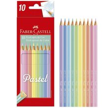 Ecolapis de Cor Pastel com 10 Cores (Ref.120510P) Faber-Castell