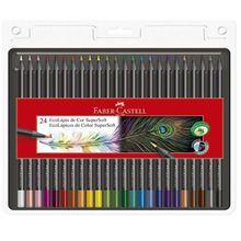 Ecolapis de Cor Supersoft 24 Cores (Ref.120724SOFT) Faber-Castell