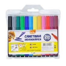 Canetinha Hidrografica Big com 12 Cores (Ref. CA8002) - BRW