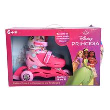 Patins - 2 em 1 com Kit de Seguranca Princesas 28 ao 31 HONGYAO