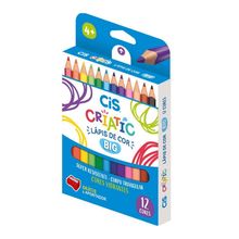Lapis de Cor Jumbo Criatic Big Com 12 Cores - CIS