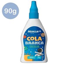 Cola Branca Escolar Sistema Solar Lavavel 90g - Mercur