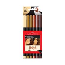 Caneta Brush Supersoft - Tons de Pele Faber-Castell