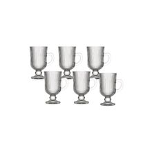 Conjunto De Canecas Irish Vidro 108 Mililitros 6 Peças - Hauskraft
