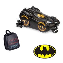 Kit Mochila 3D Com 6 Rodinhas + Lancheira Batman Beware Amarelo - Diplomata
