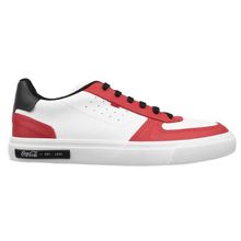 Tênis Coca Cola Hoop Masculino Casual Branco e Vermelho 43