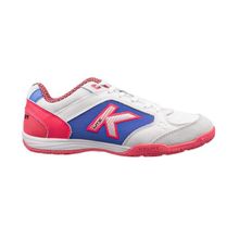 Chuteira Kelme Precision Lite Futsal Profissional Branco e Lilás 41