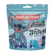 FIO DENTAL FLOSSER INFANTIL STITCH MORANGO 50U - DENTALCLEAN