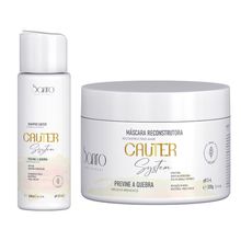 Kit Reconstrução Cauter 300g  ( shampoo + máscara)