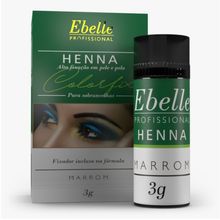 Henna Sobrancelhas Marrom Ebelle 3g