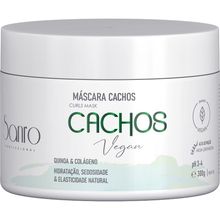 Máscara Cachos Vegan 300g Sanro Cosméticos