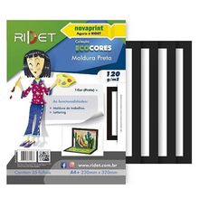 Bloco Criativo EcoCores Moldura Preta A4+ 35 Folhas 120g Ref. 010018 - Novaprint/ Redit