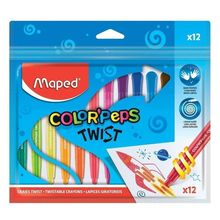 Giz de Cera 12 Cores Color Peps Twist (Ref. 860612) Maped