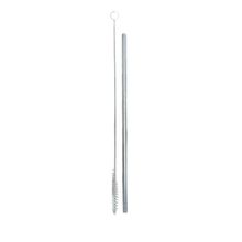 Canudo De Inox Reto Com Escova Kit C/ 3 Unidades