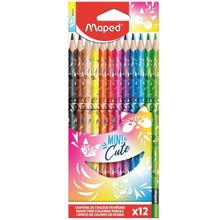 Lapis de Cor Mini Cute 12 Cores - Maped