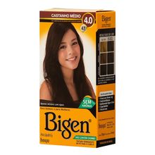 Tintura Bigen Castanho Médio.