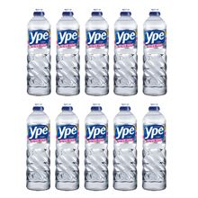 Kit 10 Detergente Líquido YPE Clear 500ml Cada