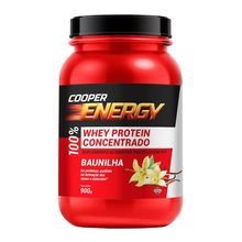 Whey Protein Cooper Energy 100% Concentrado Baunilha 900g