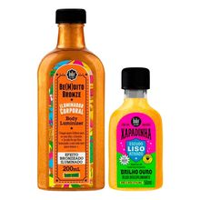 Kit Iluminador Corporal 200ml + Óleo Xapadinha 50ml Lola