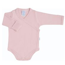 Body Kimono Suedine Prime Cotton Rosa Bebê - Piu Piu