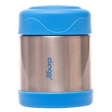 Pote Térmico Inox Clingo Quente Frio Cor Azul