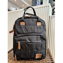 Mochila de Maternidade Alice Preta - Laço Bebê