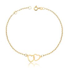 Pulseira Corações em Ouro 18k
