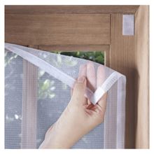 Tela Mosquiteiro Para Janela Anti Inseto Com Fecho Colante Aderente 125 X 125 Vida Pratika